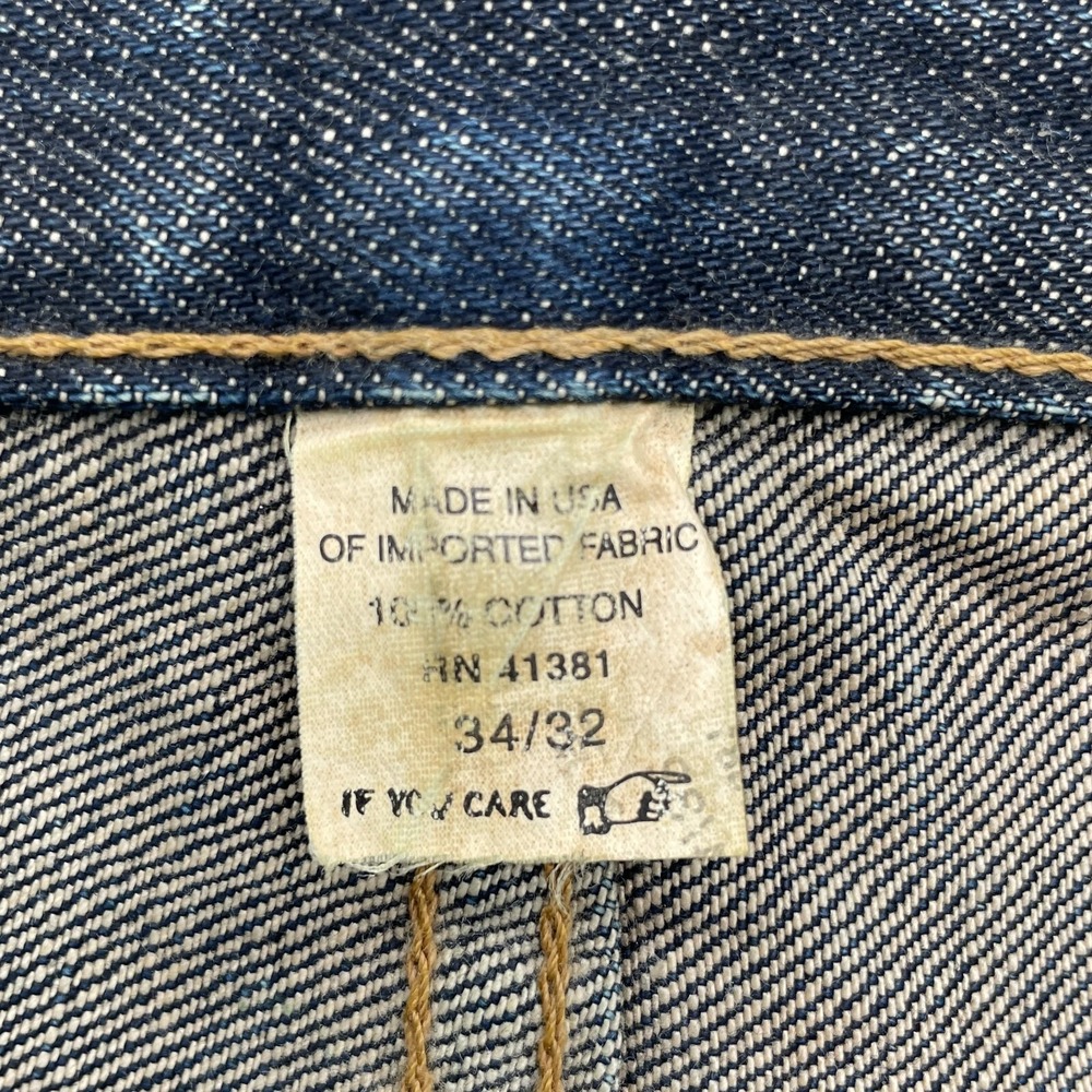 RRL Ralph Lauren Denim Shorts Women's 36x2* Y2K Western Ring Spun Distressed Y2k - Picture 5 of 10